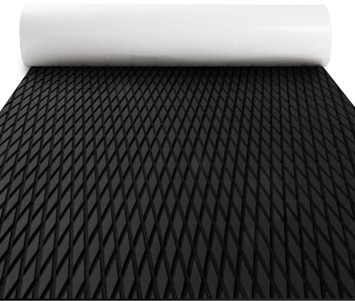 EVA Foam Boat Flooring Sea Decking Diamond Marine Deck Mat for Boats Floor | Self-adhesive, small diamond Pattern, easy to cut, non-slip, waterproof, UV resistant, easy to clean
