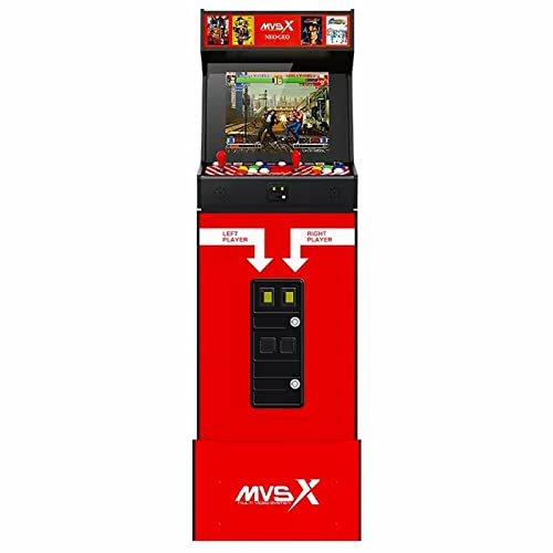 Unico MVSX Arcade mit Basis- und Riser-Kombination, Vorinstalliert 50 Offiziell Lizenzierte Retro-Spiele von SNK, Darunter The King of Fighters/Metal Slug und mehr