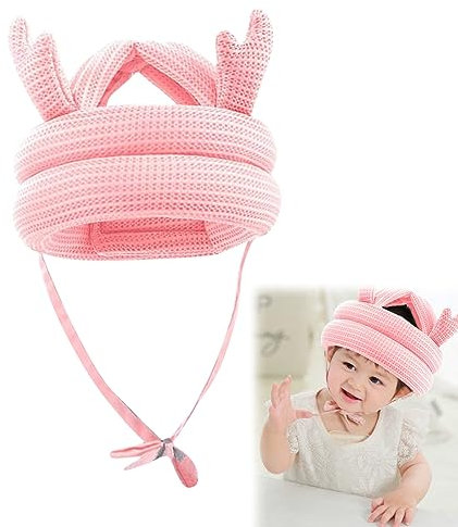 Kinder Kopfschutzkappe,Kleinkind Kopfschutzmütze,Baby Helm Schutzhelm,Anti Collision Baby Helmet,Kopfschutz Stoßfest Schutzhut,Baby Helmet,Verstellbarer Kopfschutz,Für 6 Bis 36 Monate Baby,1PC,Kiuiom