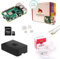 HutoPi Raspberry Pi 4 Model B 4GB Starter Kit RPi 4 Modello B 4GB con Scheda Noobs Micro SD 32GB Alimentazione USB-C Ufficiale 5V 3A Cavo Micro HDMI 4 Dissipatori Termici Alloggiamento
