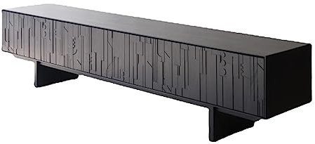 EQUALIZE Gabinete de TV Mueble de TV nórdico, Mueble de TV Tallado Creativo, Centro de Entretenimiento for Sala de Estar, aparador Retro Consola Multimedia (Color : L-180cm)