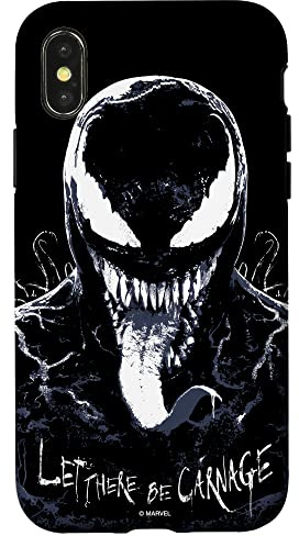 Marvel Venom: Let There Be Carnage Eddie Brock Black Case for iPhone X/XS