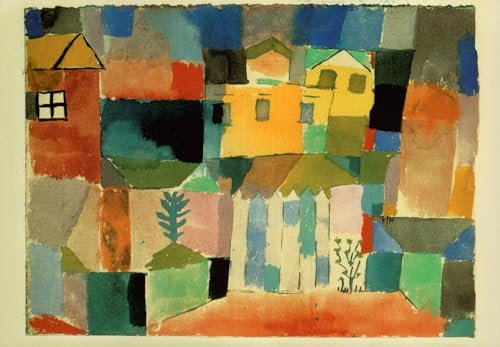 Tushita Kunstpostkarte zum Sammeln - Paul Klee: Houses at Sea