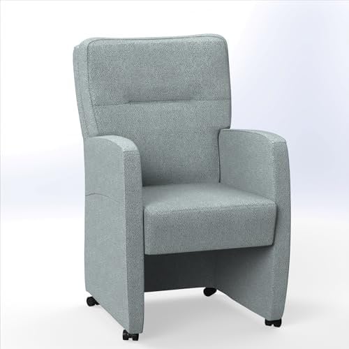 Polsetti - Greatful - Ohrensessel - Armlehnstuhl Drehbar - Gepolstert Sessel Wohnzimmer - Relaxsessel - Loungesessel - Esszimmerstühle - Fernsehsessel - Lesesessel Bequem - Bodensessel mit Rollen