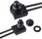 EPLZON 12V Interruptor de Botón Impermeable ON/OFF SPST Interruptor con líneas de 4,5'' para RV/motocicleta/coche KP-107 (Conjunto de 2 Piezas,negro)