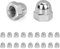 QIMEI-SHOP Tuercas Ciegas Hexagonales M6 Tuercas de Sombrerete de Acero Inoxidable Tuerca Bellota para Tornillos Pernos Roscados Varillas Roscadas según DIN 1587 20 Piezas