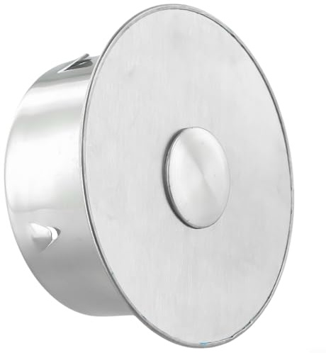 EpheyFIF Schornsteinabdeckung Edelstahl Ofenrohr Abdeckung Rauchrohr Ofenrohr Verschluss für Allegängigen Ofenrohre Rohrabdeckkappe Ofenlochdeckel für Rohre, Kaminlochdeckel Rohrkapsel(90mm)