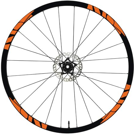 DualColorStampe Aufkleber für Fahrradfelgen 26'' - 27,5'' - 28-29'' Zoll Radaufkleber MTB BDC Sticker für MOUNTAIN BIKE ART. B0193 (ORANGE 35, 28-29'' Zoll)