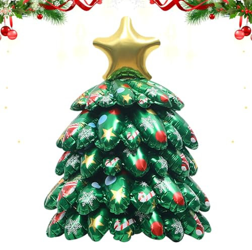 Weihnachtsbaum Ballon, Weihnachten Thema Ballon, Urlaub Dekorationen Ballon, 4D Weihnachtsbaum Ballon, Indoor Outdoor Ballon, Festliche Urlaub Requisiten Aufblasbare Weihnachtsdekorationen