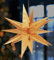 BRUBAKER 3D Weihnachtsstern für Innen - 60 cm XXL Leuchtstern - Batteriebetrieben mit Timer - LED Stern Hängend - Adventsstern für Fensterdeko und Weihnachtsdeko - Papierstern Weihnachten - Gold