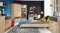 Jugendzimmer Yoop – 7-teilig: Modernes Kinderzimmer- Komplett Set in Eiche Sonoma und Grau Anthrazit mit Eckkleiderschrank, Jugendbett, Schreibtisch, Kommoden und Regalen