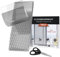 teeppo Fliegengitter Reparatur Klebeband Set 2m - Insektenschutz Fliegengitter Reparatur Set - Stark Selbstklebend Glasfaser - Verhindern Moskitos Insekten - Inklusive Schere - Grau (2 m x 5 cm)