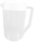TOPBATHY jarra de agua fria de gran capacidad jarra de agua para nevera jarra de té helado para nevera cantimplora botella de agua tetera antigua jarra con tapa cafetera páginas blanco