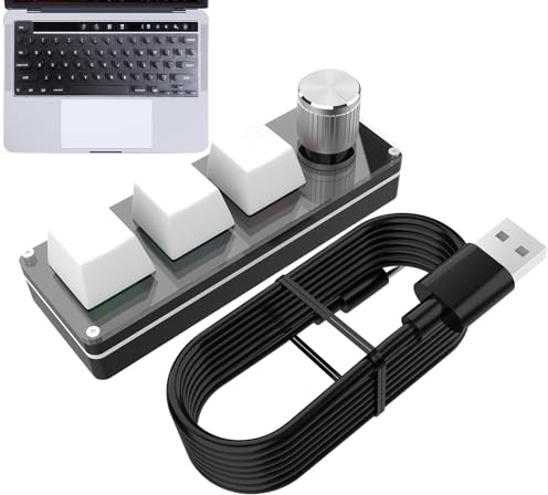 Programmierbares Tastenfeld Tastaturprogrammierung für die Arbeit | Mechanische Tastatur für Büro Erwachsene Computerspiel Computerzubehör