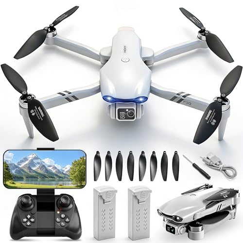 Jiakora Drone avec Caméra 1080P, RC Drone Pliable FPV pour Enfant et Adulte