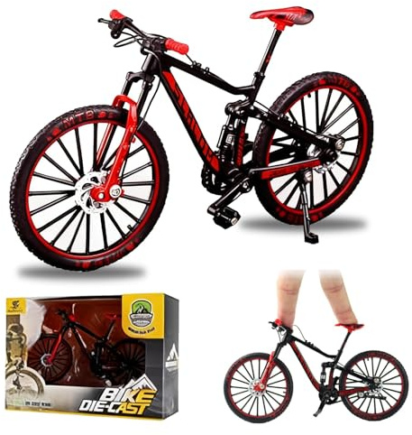 GYHWOFUL Finger BMX Fahrrad Modell 1:10 – Miniatur Mountainbike aus Legierung, Realistisches Deko Fahrrad, Sammlerstück & Geschenk für Erwachsene
