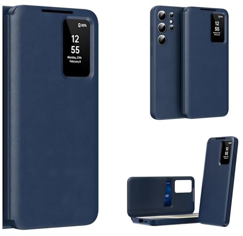Hülle für S26 Ultra Klapphüllen + Smart View Wallet Case + Stand,Flip Folio Cover für Samsung Galaxy S26 Ultra(1)
