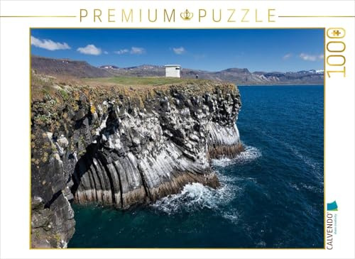 Puzzle · Der Leuchtturm von Arnastapi | 1000 Teile · Lege-Größe 64 × 48 cm · CALVENDO Puzzle