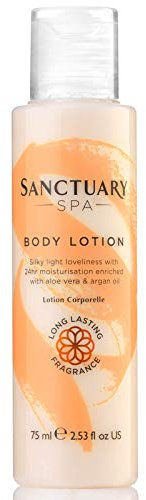 Sanctuary Spa Body Lotion, Vegan Body Moisturiser, Cruelty Free, 75ml