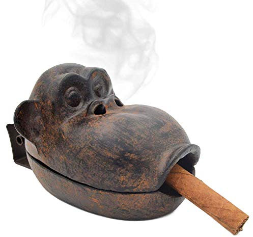 YIMI Cast Iron Incense Burner with Bamboo Treat Box