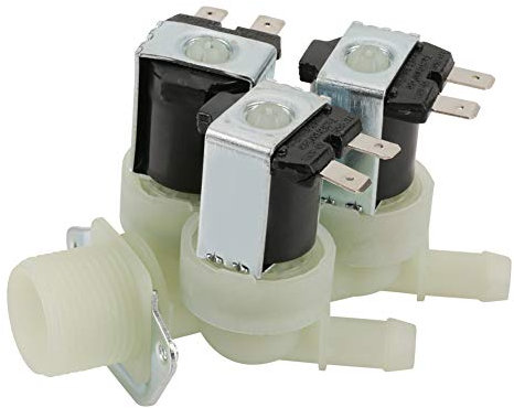 TOPINCN Solenoid Valve 3 Way Water Inlet N/C Normal Closed Electric Solenoid Valve Ac 220V G3/4