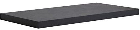 Kiamami Valentina - Mensola per Lavabo Grigia 120 CM | Piano Antracite per 1 o 2 Lavabi | Stile Industriale, Grigio, Legno