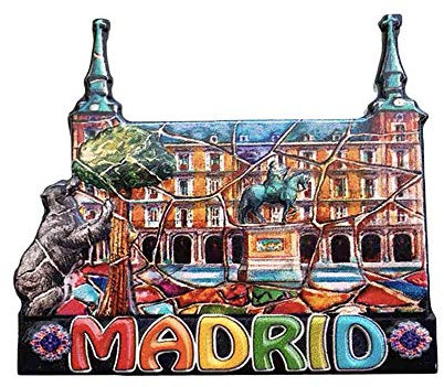 3D Madrid España Refrigerador Imán de Nevera Recuerdos Turísticos Pegatinas Magnéticas Hechas A Mano Inicio Cocina Decoración Regalo de Viaje