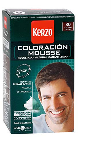 Kerzo Mousse Tinte Castaño Oscuro Nº 30-30 ml
