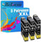 Tito-Express ProSerie 3X Patronen kompatibel mit Epson T1281 mit 15ml Black & 15ml je Color XXL-Inhalt BX-305 F Office BX-305 FW Office BX-305FW Plus S-22 SX-125 SX-130 SX-230 SX-235