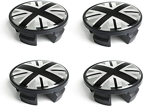 HEINMO pneus de Voiture pneus Jantes moyeu Central décoration Badge Capuchons Cache-moyeux 54mm pour MN Cooper JCW One S R55 R56 R57 R58 R59 R60 R61 Clubman Convertible Countryman