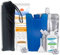 Seshlehem Lot de 8 flacons jumbo, 1675 ml, réutilisables, anti-fuite, pack de glace, parapluie, crème solaire, désinfectant, argent, marque britannique