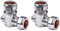 UKDD® 15mm Angle Isolation Ball o fix Valves Elbow Suitable HOT & Cold WRAS Approved (Pair)