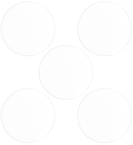 sourcing map 5pcs Watch Glass Screen Protectors 38mm Matte Soft TPU Anti-Glare High Definition HD Clear Round Smartwatch Screen Protection Film (for Flat Screen)