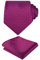Alizeal Herren-Krawatte und Einstecktuch, einzigartig, klassisch, für Hochzeit, Party, Abschlussball, 149-Magenta, Einheitsgröße