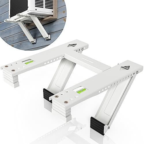 HOXHA Window Air Conditoner Bracket, Universal Window Air Conditioner Support Bracket, Heavy Duty Window AC Mount, Air Conditioner Holder for Hung Window, Support Up to 200 lbs