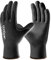 COOLJOB 12 Paar PU Handschuhe Arbeitshandschuhe Herren Größe 8/M, atmungsaktive Gartenhandschuhe Damen mit optimaler Griffigkeit & feinem Tastgefühl, Schwarz