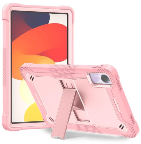 Vakarey pour Xiaomi Redmi Pad SE Coque Enfants Antichoc,Housse Étui pour Redmi Pad SE 11 Pouces 2023,Or Rose