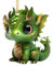 Weihnachtsbaum Deko Acryl 2D Weihnachtsschmuck,Niedliche Grün Drache Baby Weihnachtsdeko Anhänger, Weihnachts Deko Tier-Figur Hängende Christbaumschmuck,Weihnachtsanhänger (F, 8cm)