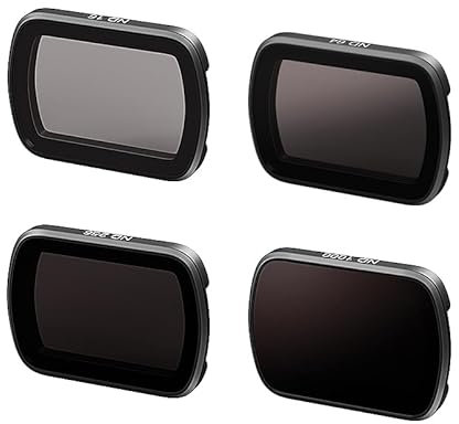 Aovee Magnetic ND Filters Set for DJI Osmo Pocket 3 Creator Combo Accessories,4 Packs ND16/ND64/ND256/ND1000