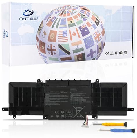 ANTIEE C31N1815 Batería portátil para ASUS Zenbook 13 UX333 UX333F UX333FA UX333FAC UX333FN RX333F RX333FA RX333FN BX333F BX333FA BX333FN U3300FN A3102R UX333FA-A3000FA-A3FA-A30000 22T UX3