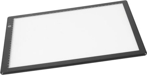 Slide Viewer Light Box for Film Negative, SlideScan APP, FilmBox APP, A4 Size Ultra Slim Editing Soft LED USB Powered Slide Scanner with 3 Brightness Mode