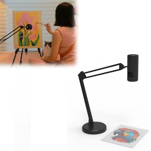 STMKB Zeichenprojektor, DIY-Skizzen-Maltisch-Schreibtisch-Tools, Unterstützt Den Import Von Materialien Aus Mobilen Fotoalben, Manueller Fokus, Horizontale Und Vertikale Anpassung des Bildschirms