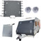 QENETY Cubierta delantera universal para caravana, 210 x 175 cm, impermeable, anti-UV, con luces LED y tiras reflectantes