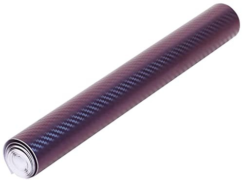 Sefdrert 3D Carbon Fibre Vinyl Wrap Car Sticker Decoration 1500 mm x 300 mm for Car & Motorcycle,Laptops,Mobile Phones,PC Cases