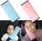 2 Pcs Gurtpolster Auto,Car Seat Belt Pads für Kinder und Erwachsene,Gurtpolster Schlafkissen Nackenstütze für Kinder,Seatbelt Pillow für Kinder Strap Schutz,Auto Sicherheitsgurt Abdeckung(Rosa, Blau)