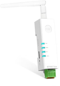 PUSR Rouges à lèvres de montage sur rail DIN, taille 4G, modem RS485 vers modbus cellulaire Cat1, 1 RS485 MQTT SSL USR-DR154-E version EUR (modem 4G)