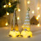 Weihnachtsdeko 2 Stück Weihnachten Wichtel Deko mit LED, Leuchtende Plüsch Figuren Weihnachtswichtel, Herbst Deko Wichtel Figuren, Weihnachtsdeko Amerikanisch für Küchen Tisch (A)