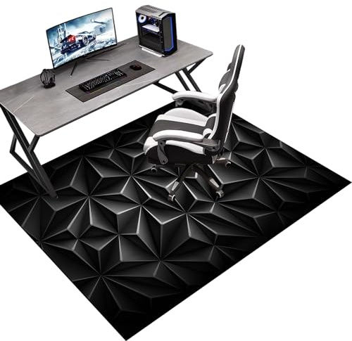 70 x 100 cm Alfombras para Sillas de Ruedas Estera protectora para suelos duros Oficina Alfombra de Protección de Suelo Alfombrilla para Silla de Gaming antideslizante silla de oficina para parqué