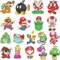 5D Diamond Painting Aufkleber Kits, 18 Stück DIY Diamant Aufkleber Kit, Cartoon Diamantmalerei für Kinder, DIY Diamant Painting Kit für Kinder und Erwachsene Anfänger, Geburtstags Geschenk für Kinder