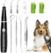 Onherm Zahnreinigungset für Katzen und Hunde, 5 Reinigungsmodi, IPX6 Wasserdicht, Batteriebetrieben, Schwarz, Zahnbürste